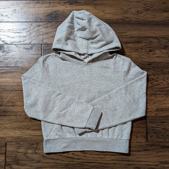 Gap Teen cropped grey hoodie kids size XXL/18-20 - Picture 1 of 10